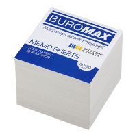 Блок белой бумаги для заметок 90х90х50мм,не склеенный Buromax BM.2276