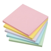 Блок паперу для нотаток ЛЮКС "Декор" PASTEL, 90х90х30мм, не скл. Buromax BM.2283