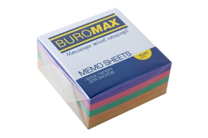 Блок паперу для нотаток "Декор" 90х90х40мм, скл. Buromax BM.2284
