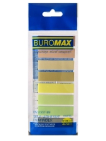 Закладки пластикові PASTEL, з клейким шаром, 45x12 мм, 8 кол. по 25 арк. Buromax BM.2307-99