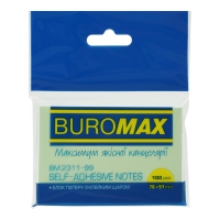 Блок для нотаток 51х76мм, 100арк., асорті Buromax BM.2311-99