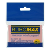 Блок для нотаток 51х76мм, 100арк., асорті Buromax BM.2311-99