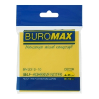 Блок для нотаток 76х76мм, 100арк., декор пастель (4 кольор. х 25 арк.) Buromax BM.2312-10