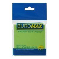 Блок для нотаток NEON 76х76мм, 100арк., асорті Buromax BM.2312-98