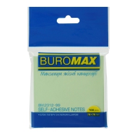 Блок для нотаток 76х76мм, 100арк., асорті Buromax BM.2312-99