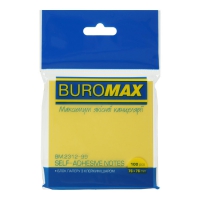 Блок для нотаток 76х76мм, 100арк., асорті Buromax BM.2312-99