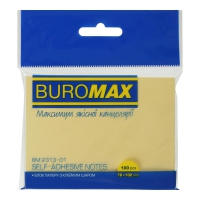 Блок для заметок 76х102мм, 100лист., желтый Buromax BM.2313-01
