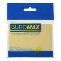 Блок для нотаток 76х102мм, 100арк., асорті Buromax BM.2313-99