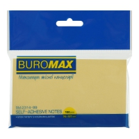 Блок для нотаток 76х127мм, 100арк., асорті Buromax BM.2314-99