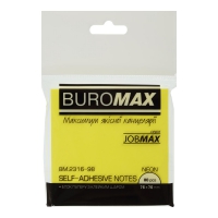 Блок для нотаток NEON 76х76мм, 80арк., асорті Buromax BM.2316-98