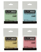 Блок для нотаток 76х76мм, 80арк., JOBMAX, асорті Buromax BM.2316-99