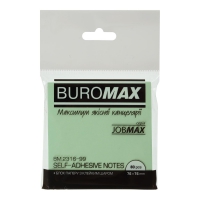 Блок для нотаток 76х76мм, 80арк., JOBMAX, асорті Buromax BM.2316-99