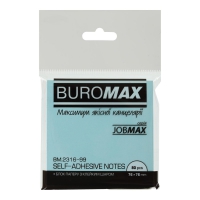 Блок для нотаток 76х76мм, 80арк., JOBMAX, асорті Buromax BM.2316-99