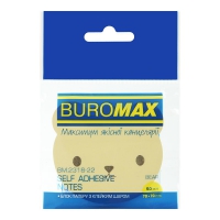 Блок для нотаток з клейким шаром BEAR 70х70 мм, 50 аркушів, пісочний Buromax BM.2318-22