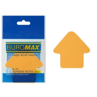 Блок для заметок "Стрелка", 50 арк., ассорти, Buromax неон BM.2366-99