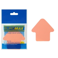 Блок для заметок "Стрелка", 50 арк., ассорти, Buromax неон BM.2366-99