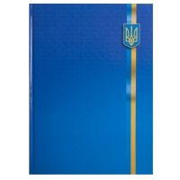 Книга обліку Укр. симв. 96 арк/кліт.оф.(тв. лам. обл), А4 Buromax BM.2400-38