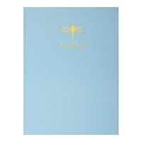 Книга канцелярська FAVOURITE, PASTEL, А4, 96 арк., клітинка, офсет, тверда ламінована обкладинка, блакитна Buromax BM.2400-414