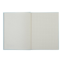 Книга канцелярська FAVOURITE, PASTEL, А4, 96 арк., клітинка, офсет, тверда ламінована обкладинка, блакитна Buromax BM.2400-414