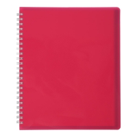 Зошит на пружині FUCHSIA, В5, 96 арк, кліт., з розділюв., пласт.обкл. Buromax BM.2464-84