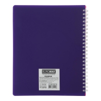 Тетрадь на пружине UKRAINE, В5, 96 л, кл., из разделителя., пласт.обл. Buromax BM.2464-85