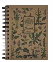 Записна книжка KRAFT В6, 96 арк., клітинка Buromax BM.2479