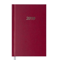 Щоденник датований 2019 STRONG, A6, 336 арк., бордовий Buromax