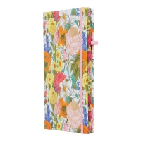 Книжка записна ROSE, на гумці, А5, 80 арк., клітинка., офсет крем., тв.лам.обл., рожева Buromax BM.255123-10