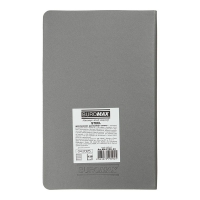 Щотижневик датований 2026 STEEL, A5, срібло, штуч. шкіра Buromax BM.2709-24