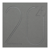 Щотижневик датований 2026 STEEL, A5, срібло, штуч. шкіра Buromax BM.2709-24