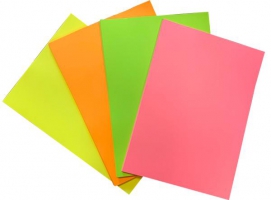 Набор цветной бумаги NEON, 4 цв., 200 л., А4, 80 г/м2 Buromax BM.27215200-99