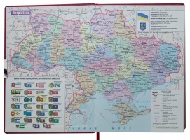 Щоденник датований 2019 DONNA, A4, 336 арк., білий Buromax