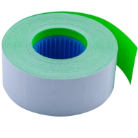 Цінник 26*16мм (1000шт, 16м), прямокутний, внутрішня намотка, зелений Buromax BM.281103-04