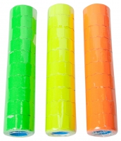Цінник 22*12мм (500шт, 6м), фігурний, зовнішня намотка, зелений Buromax BM.282201-04