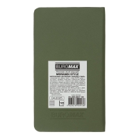 Щотижневик датований 2026 кишеньк. MORANDI STYLE , 85*153, зелений, штуч. шкіра Buromax BM.2897-04