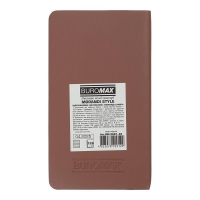 Щотижневик датований 2026 кишеньк. MORANDI STYLE , 85*153, мідний, штуч. шкіра Buromax BM.2897-33