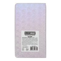 Щотижневик датований 2026 кишеньк. BLOOM , 85*153, срібний, штуч. шкіра Buromax BM.2899-24