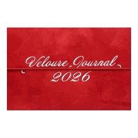Щотижневик датований 2026 кишеньк. VELOUR, 153*87, червоний, штуч. шкіра Buromax BM.2902-05