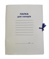 Папка на завя`зках А4, картон 0,35 мм, клеєний клапан Buromax BM.3356