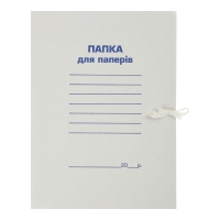 Папка на завязках JOBMAX, А4, картон, клеєний клапан Buromax BM.3359