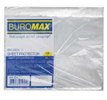 Файл для документів, А4+, 40мкм, 100шт. в упаковці Buromax BM.3805-y