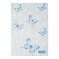 Папка-уголок А4, BUTTERFLY ARABESKI, полупрозрачная, перламутровая белая Buromax BM.3854-31
