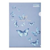 Папка-кутик А4, SKY ARABESKI, напівпрозора,електрик Buromax BM.3854-45
