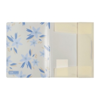 Папка А5 на гумках, MYOSOTIS ARABESKI, напівпрозора, маренго Buromax BM.3907-53