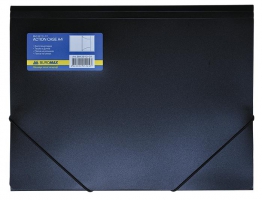 Папка пластикова А4 на гумках, чорний Buromax BM.3913-01