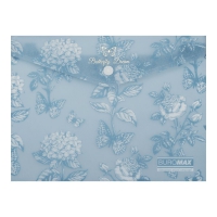 Папка-конверт А5 на кнопке, GLADE ARABESKI, полупрозрачная, сине-серая Buromax BM.3919-95