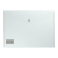 Папка-конверт А5 на кнопке, прозрачный Buromax BM.3936-00