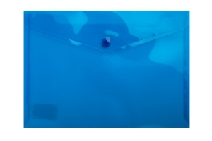 Папка-конверт А5 на кнопке, синяя Buromax BM.3936-02