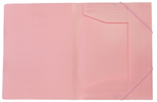 Папка на резинках FAVOURITE, PASTEL, А4, розовая Buromax BM.3954-10