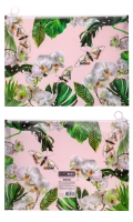 Папка на ZIP, А4, ORCHID, ARABESKI, біла Buromax BM.3962-12